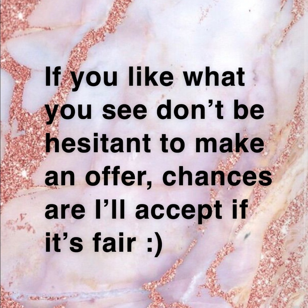 Leave offers on any items :)